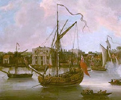Ships in the Thames